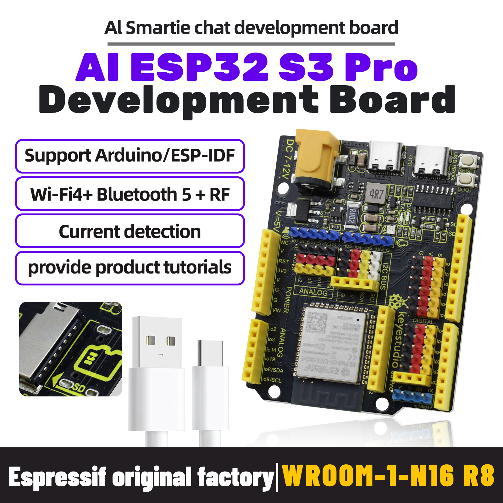 Kidsbits AI ESP32 S3 Pro Devel - Arduino Vending Machine Project recension och pris