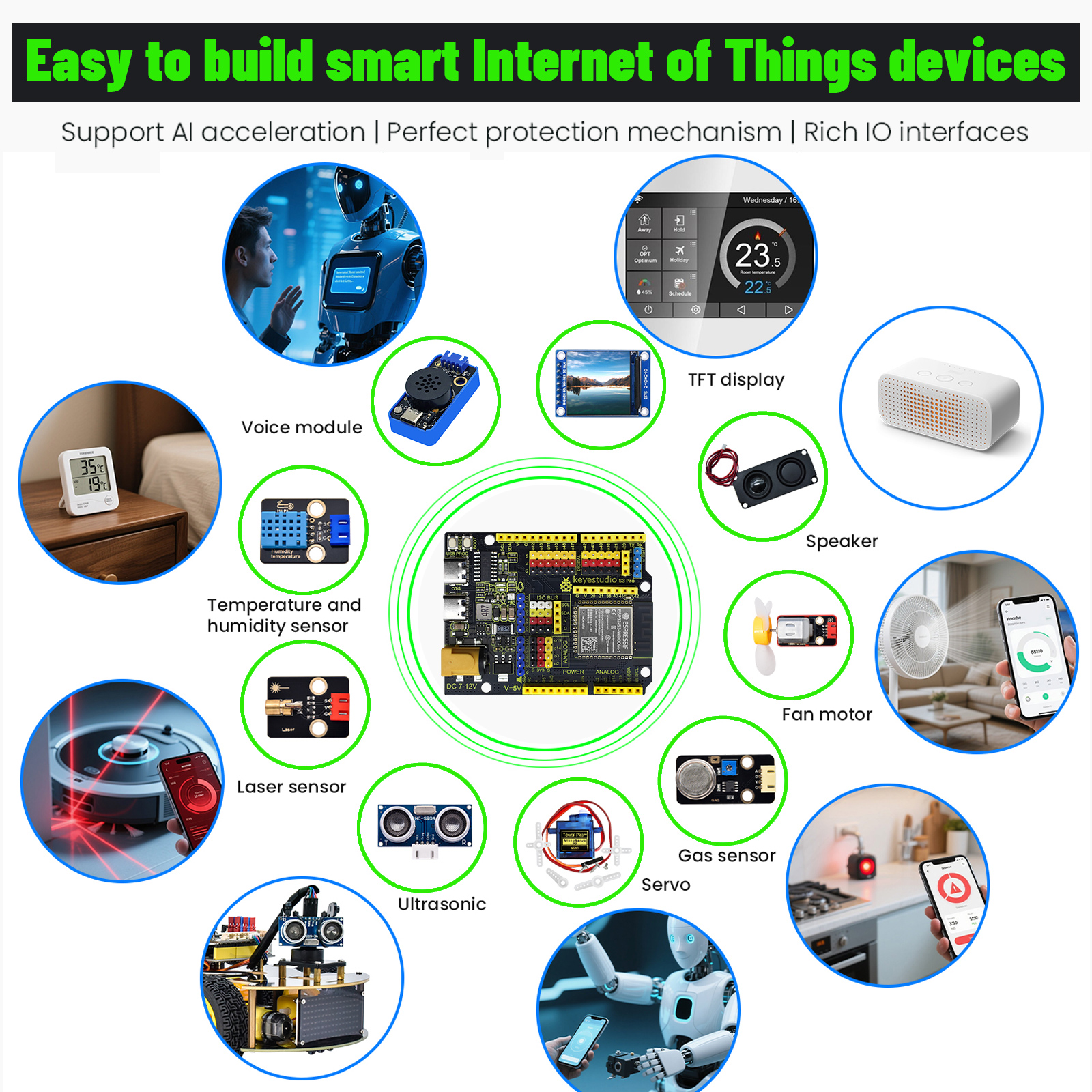 Kidsbits AI ESP32 S3 Pro Devel - Arduino Vending Machine Project recension och pris