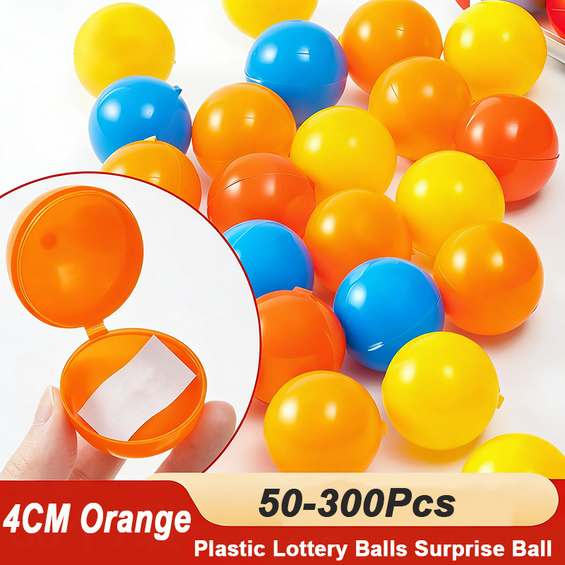 100-500Pcs 4CM Orange Plastic  - Open Vending Machine recension och pris