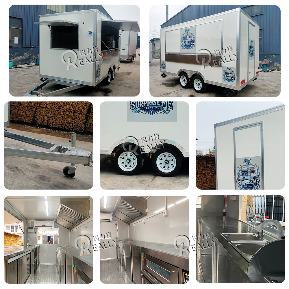 Customized Street Snack Vendin - Hot Dog Vending Cart recension och pris