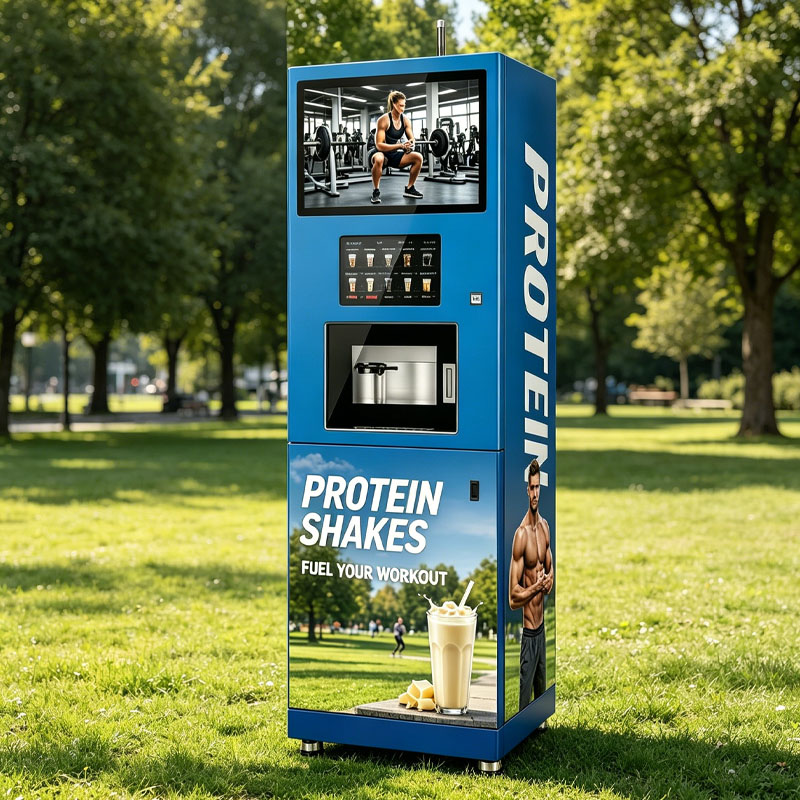 Protein Smoothie Vending Machi - Popcorn Vending Machine recension och pris