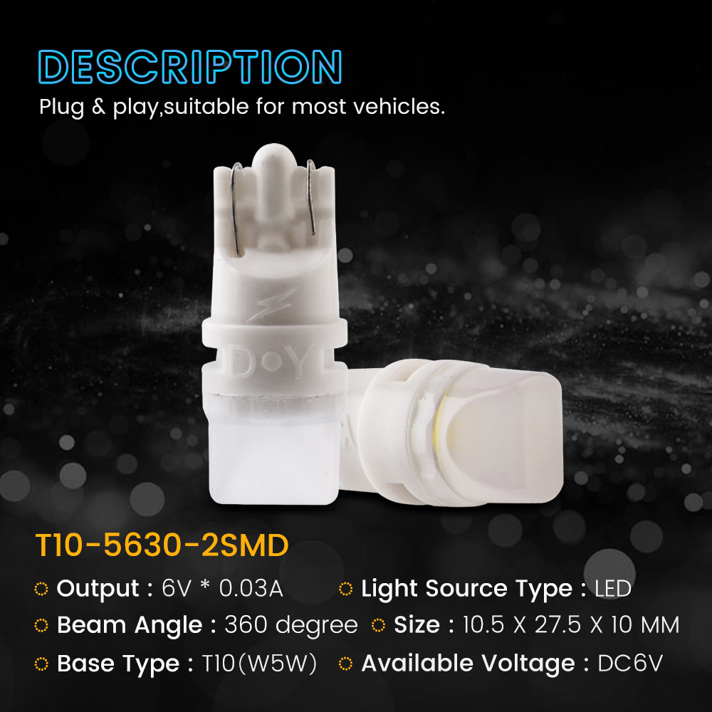 10PCS T10 W5W LED Light Bulb 6 - Pinball Machine recension och pris