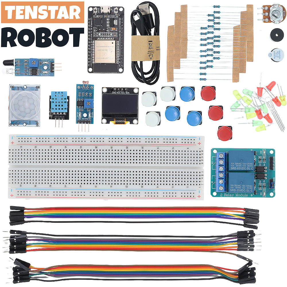 Basic Starter Kit for ESP32 ES - Arduino Vending Machine Project recension och pris