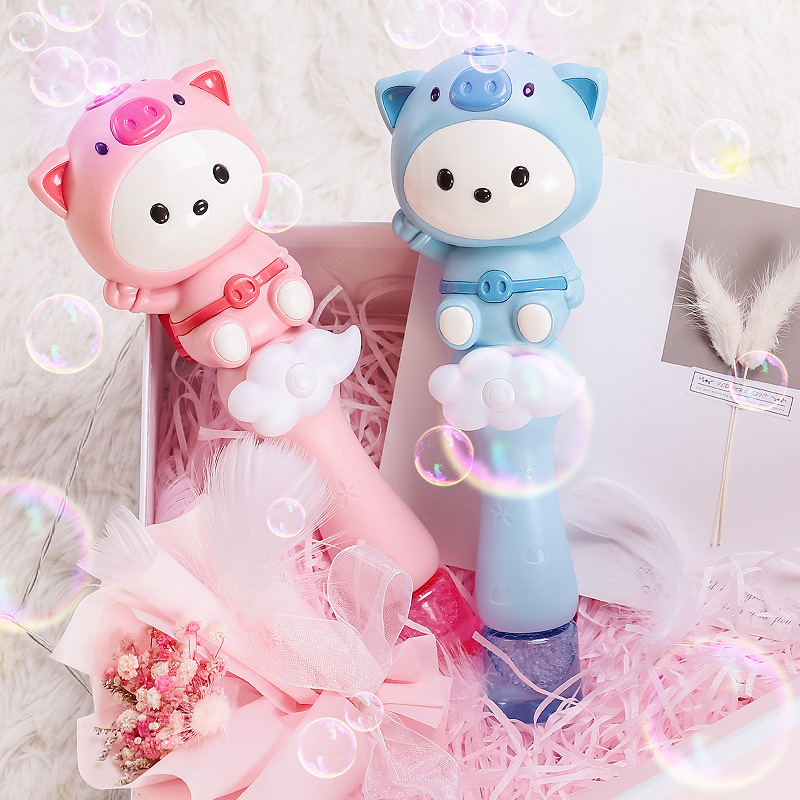 Cartoon Cute Pig Electric Bubb - Bubble Gum Machine recension och pris