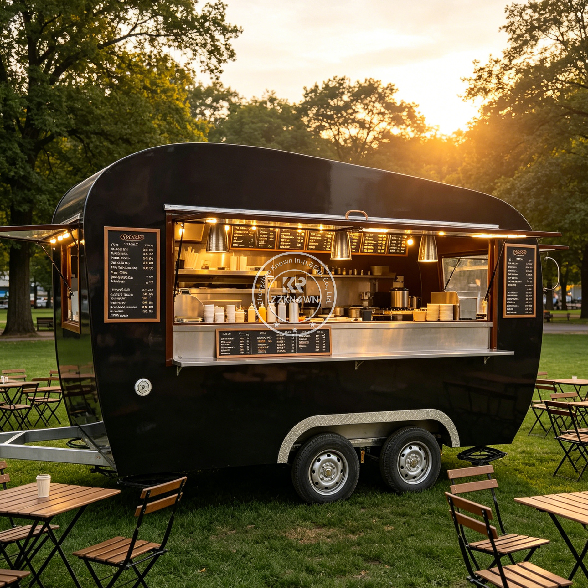 Custom Mobile Concession Food  - Hot Dog Vending Cart recension och pris