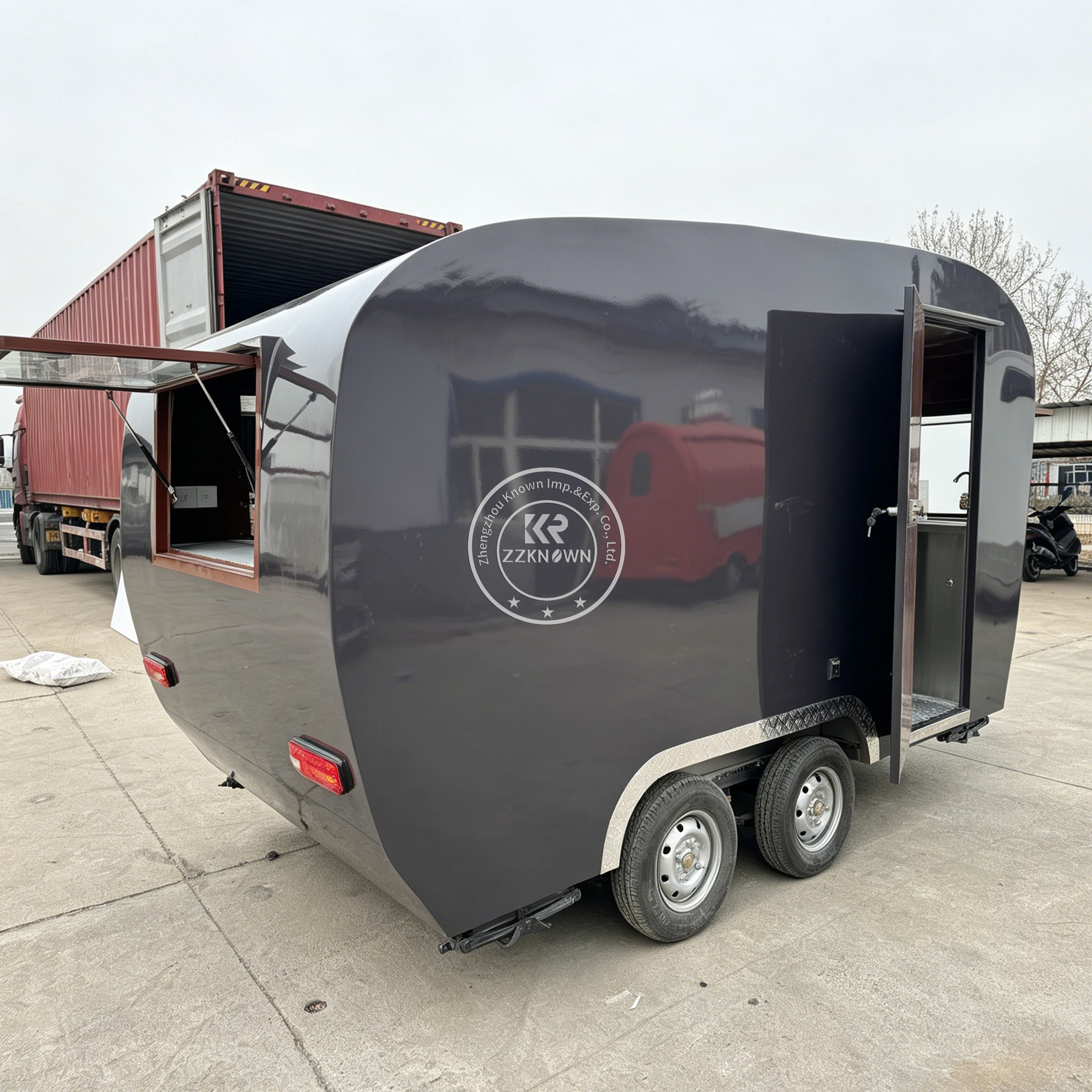 Custom Mobile Concession Food  - Hot Dog Vending Cart recension och pris