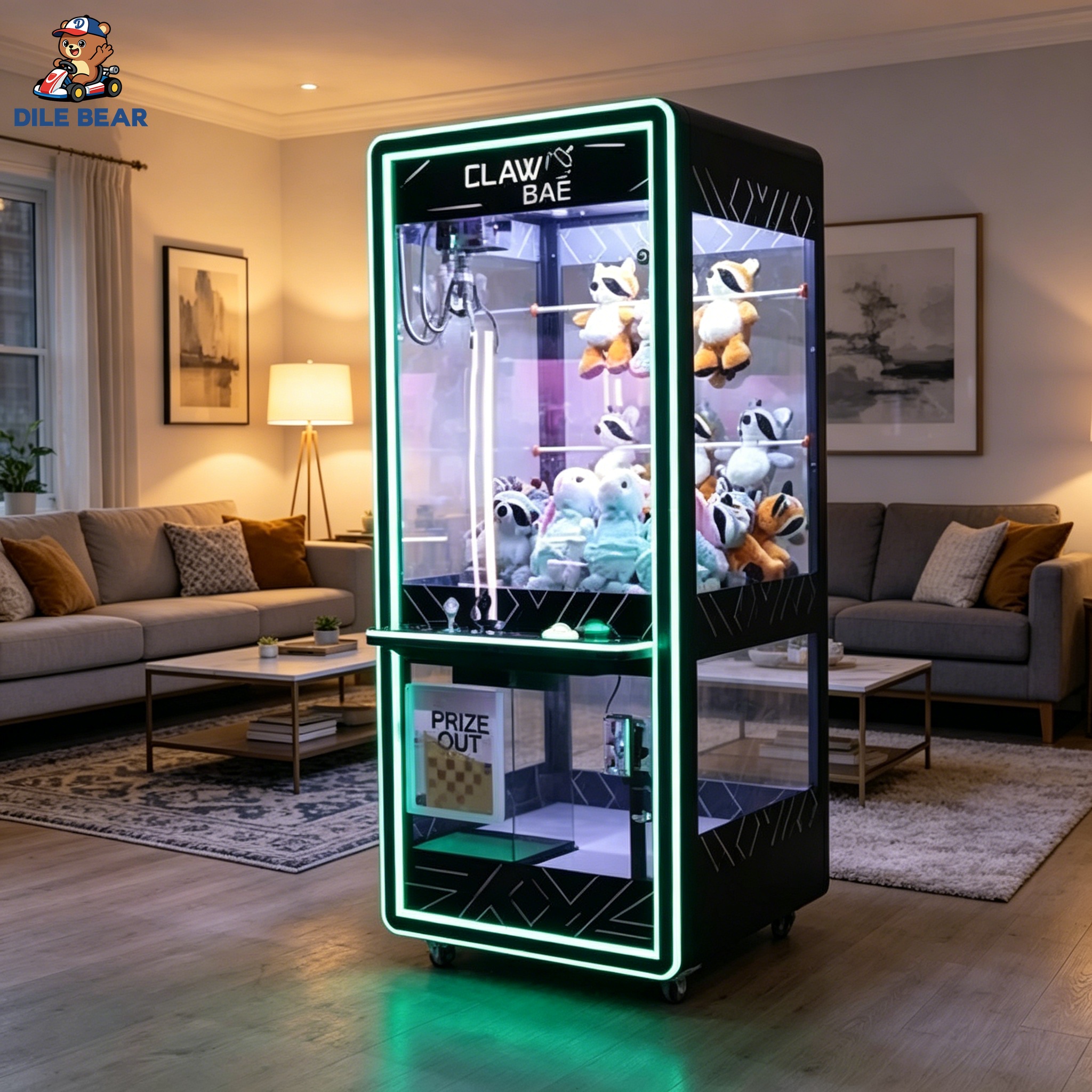 Black Claw Machine Modern Arca - Arcade Prize Vending Machine recension och pris