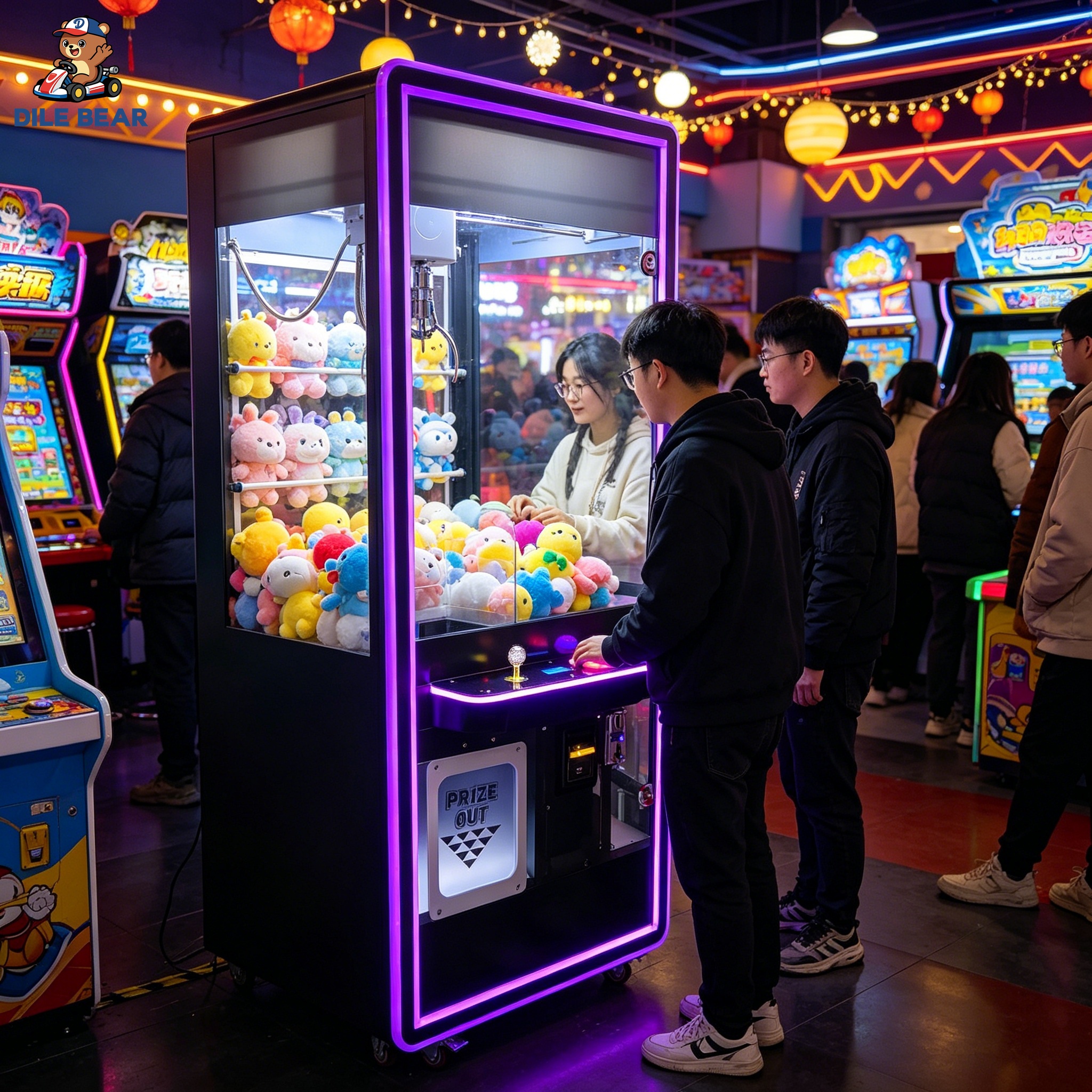 Black Claw Machine Modern Arca - Arcade Prize Vending Machine recension och pris