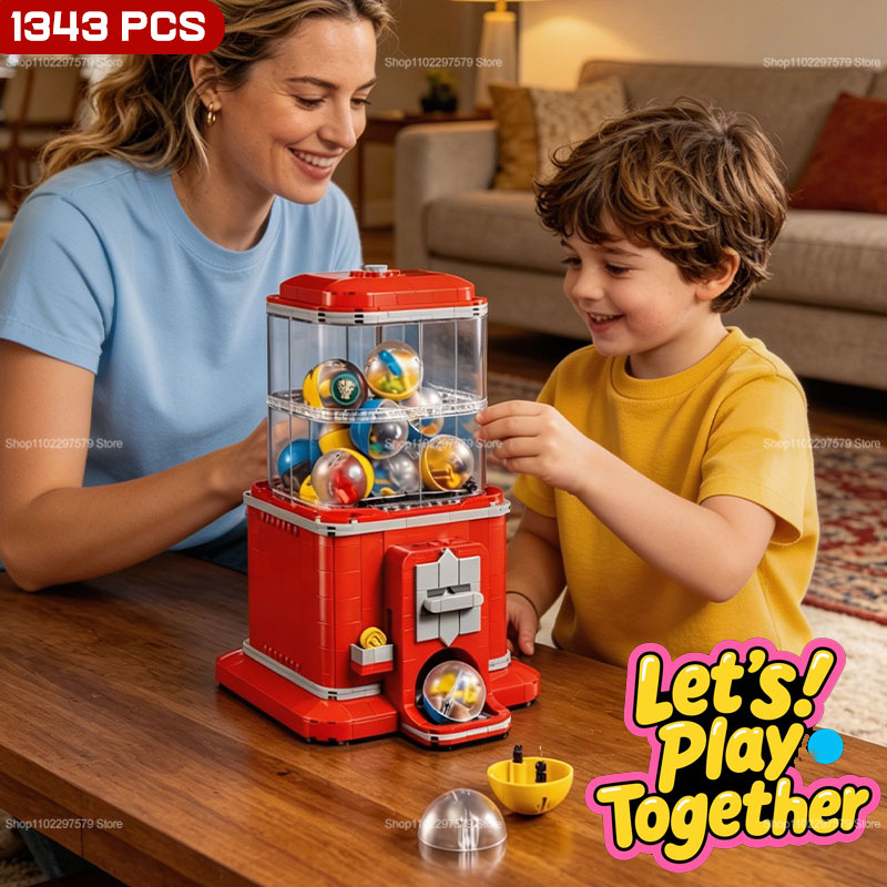 1343 PCS Vending Machine Build - Arcade Toy Vending Machine recension och pris