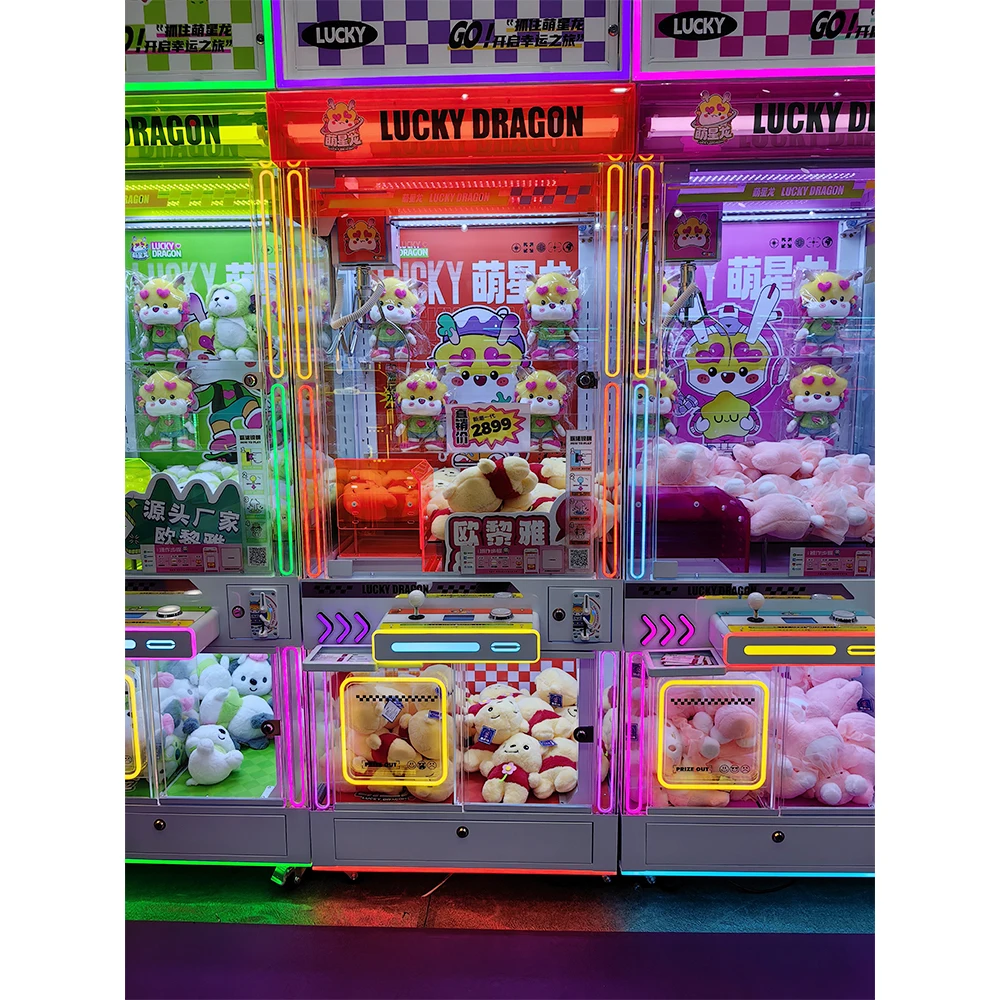 #New Colorful Claw Machine Luc - Arcade Prize Vending Machine recension och pris
