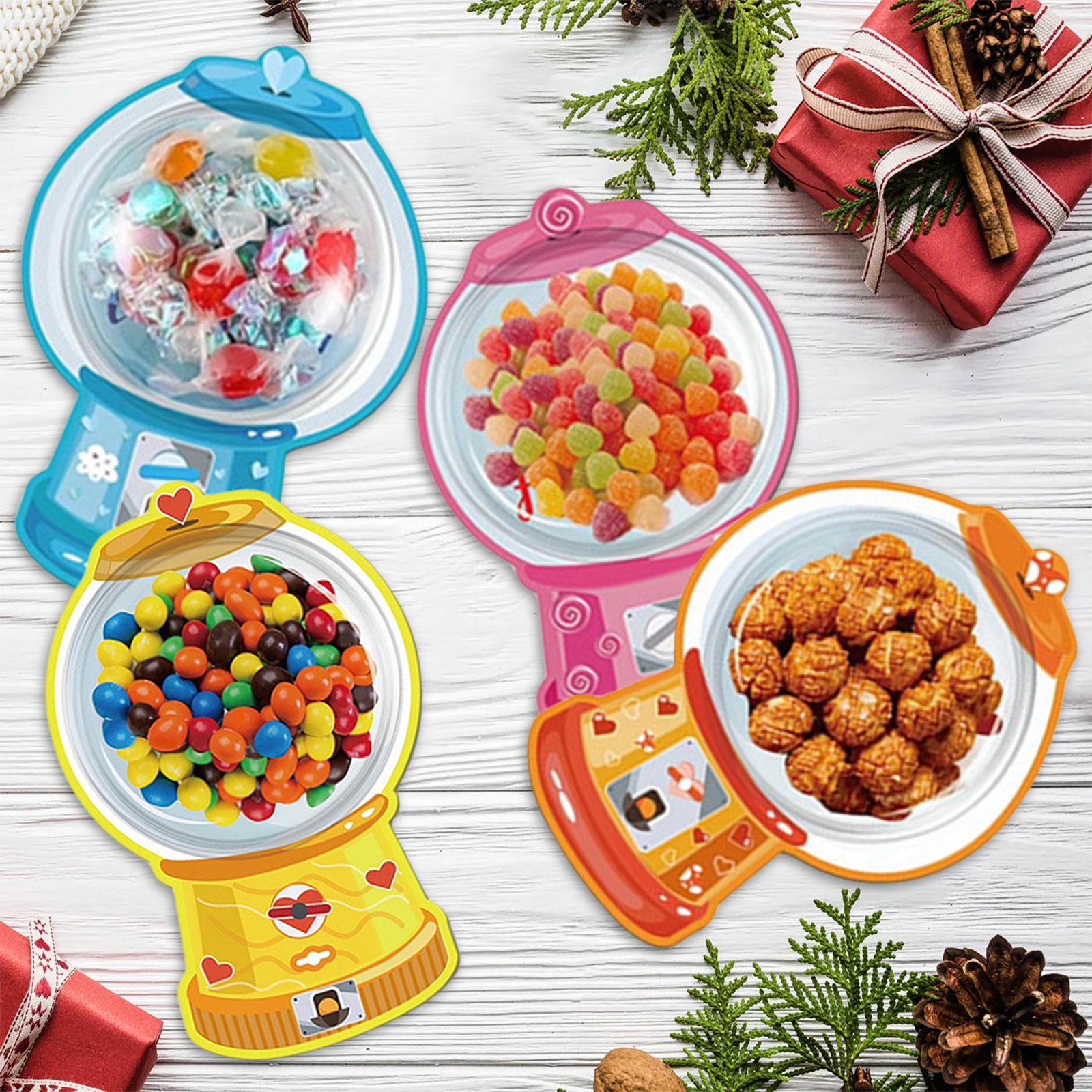 18/36 Pack Valentine Candy Hol - Bubble Gum Machine recension och pris