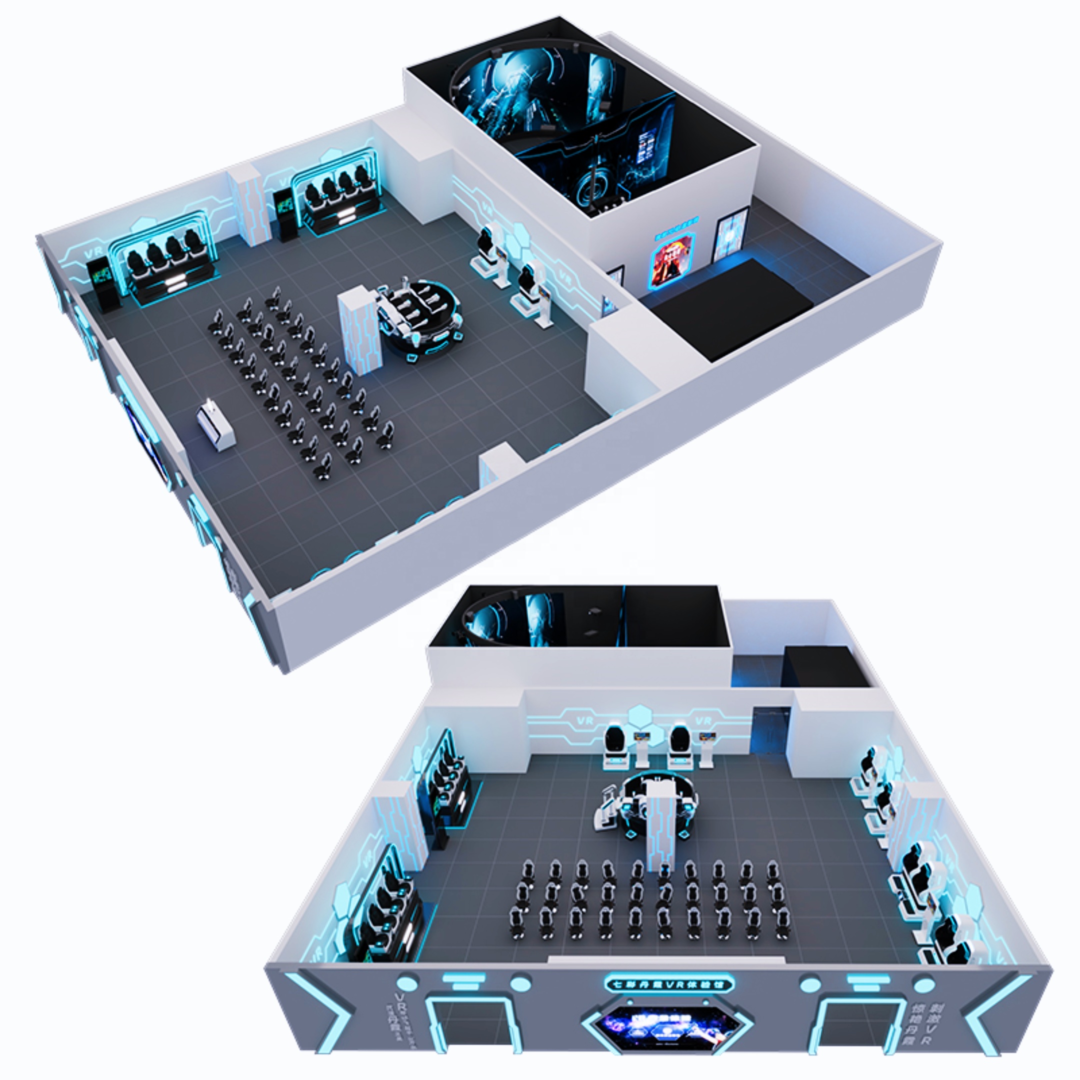 Virtual Reality Amusement Park - Arcade Games & Vending Co recension och pris