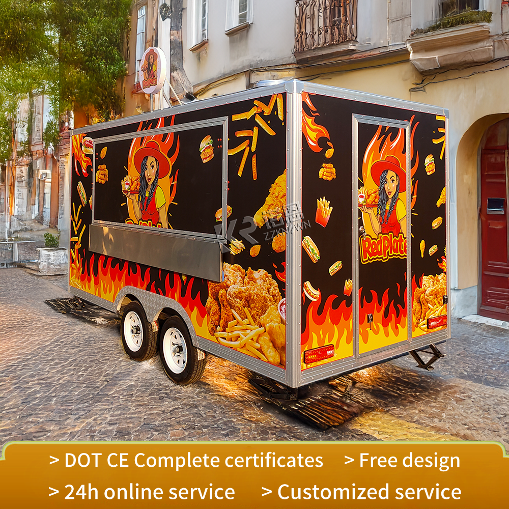 Customizable Food Trailer Manu - Hot Dog Vending Cart recension och pris